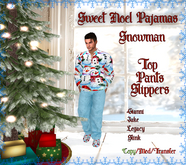 Sweet Noel PJs - Snowman - Mens  [BOXED]