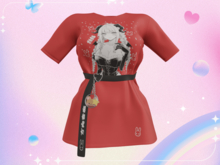 Minami :: Ayane Oversized T-shirt Scarlet