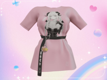 Minami :: Ayane Oversized T-shirt Baby Pink