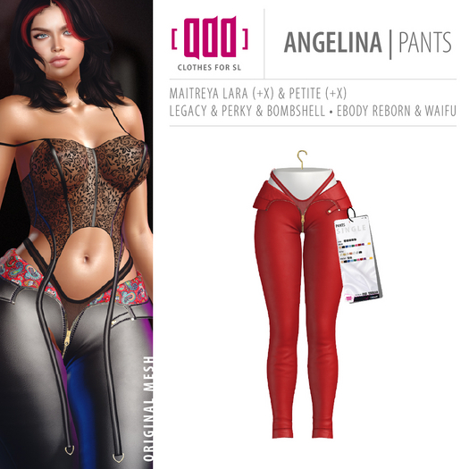 [ADD] Angelina Pants - Red