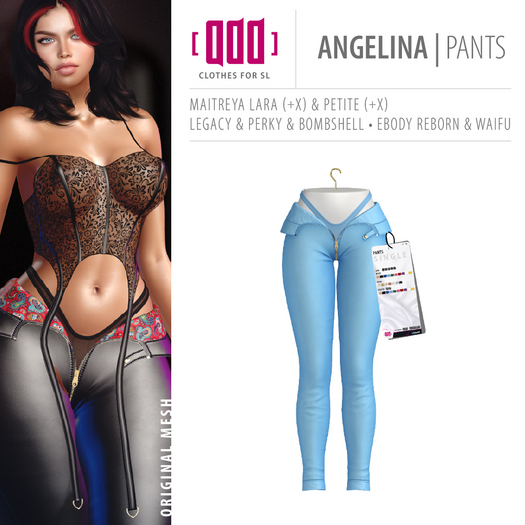 [ADD] Angelina Pants - BlueL