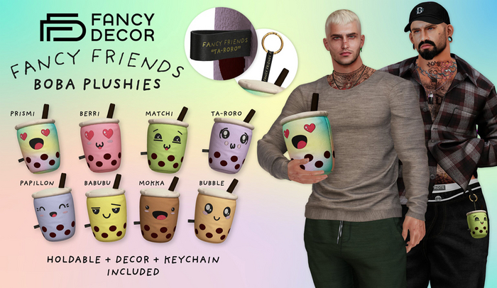 Fancy Decor: Fancy Friends Boba Plush Fatpack