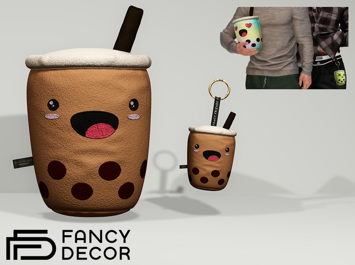 Fancy Decor: Fancy Friends Boba Plush "Mokka"