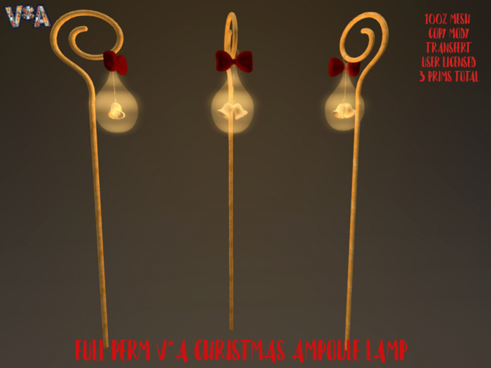 FULL PERM V*A CHRISTMAS AMPOULE LAMP