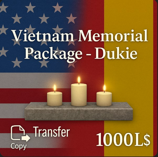 Vietnam Memorial Package -Dukie