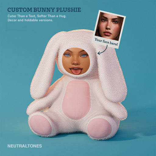 $NT Custom Bunny Plushie WHITE