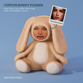 $NT Custom Bunny Plushie BEIGE