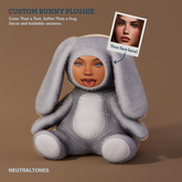 $NT Custom Bunny Plushie GREY
