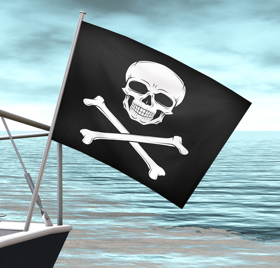TMS Amante Jolly Roger Flag GIFT