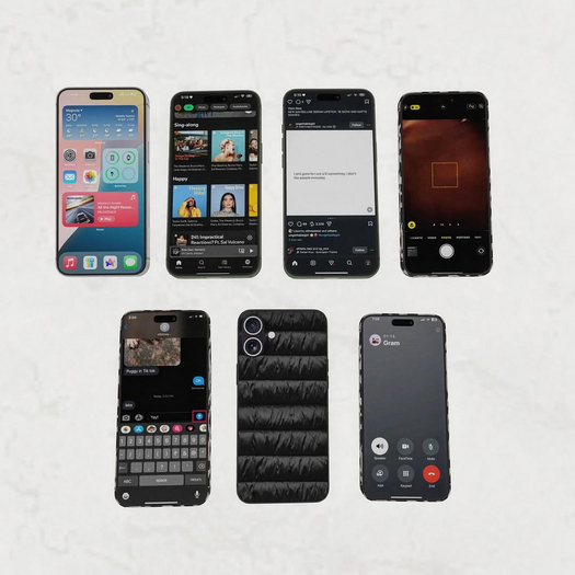 IPHONE 17 PUFFER BLACK