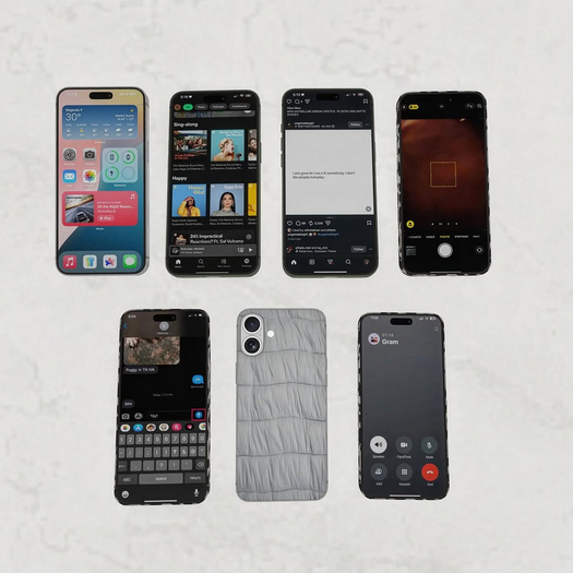 IPHONE 17 PUFFER SILVER