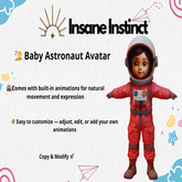 Insane Baby Astronaut Avatar 
