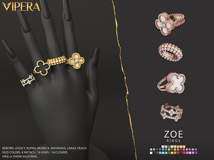 [VIPERA] Zoe Rings