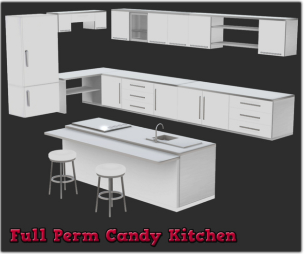 {XO} Full Perm Candy Kitchen Set