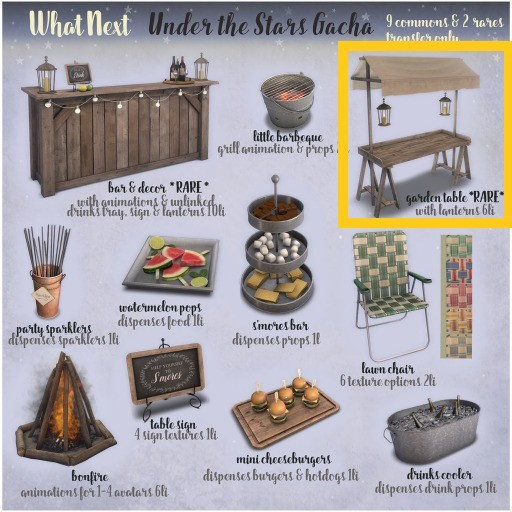{what next} Garden Table (boxed) RARE