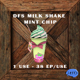 DFS Milk Shake Mint Chip  (TOTAL 38 EP)