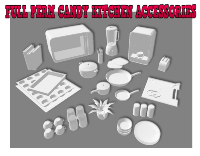 {XO} Full Perm Candy Kitchen Accessories
