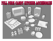 {XO} Full Perm Candy Kitchen Accessories