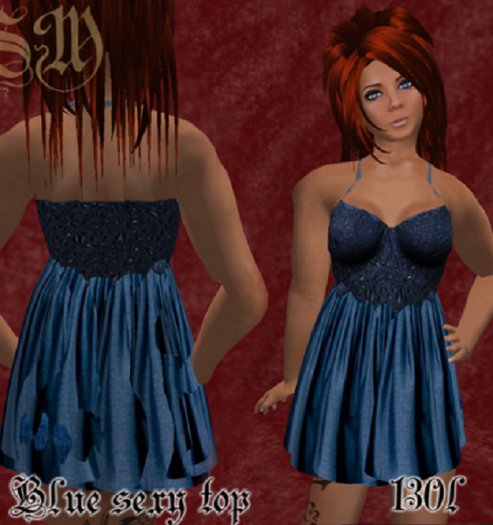 .::SM::. BLUE SEXY TOP