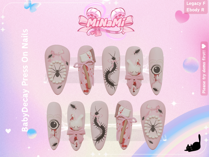 Minami :: BabyDecay Press On Nails
