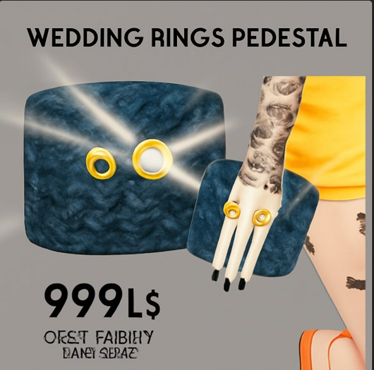 Wedding Rings Pedestal