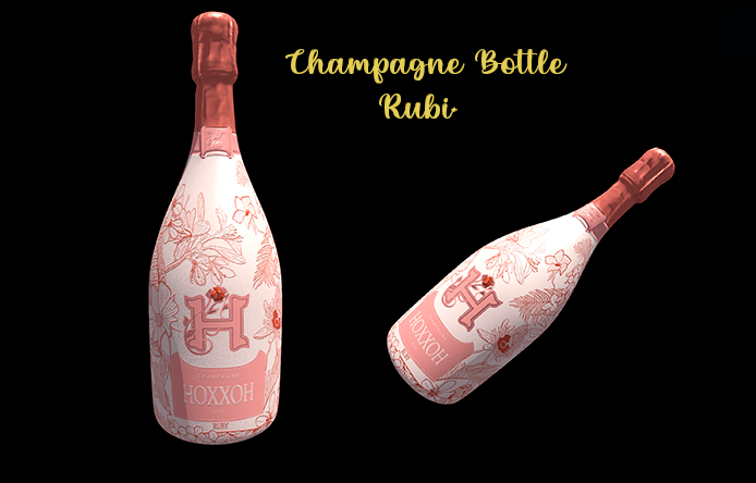 Champagne Bottle 2