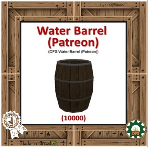 DFS Water Barrel (Patreon)