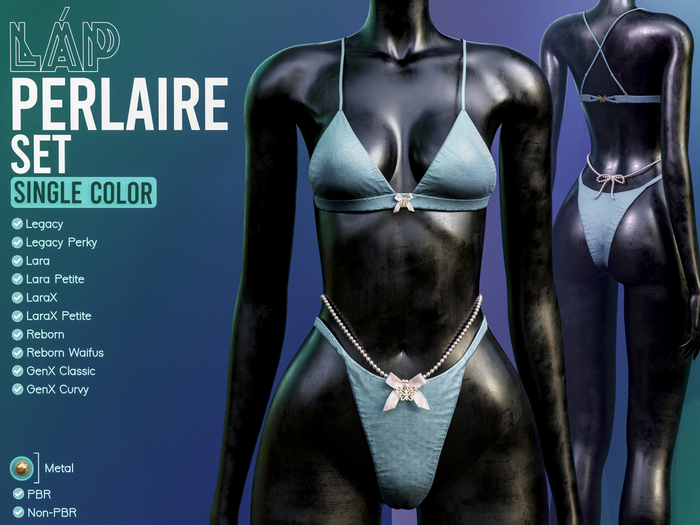 Perlaire Set  by LAP (Baby Blue)