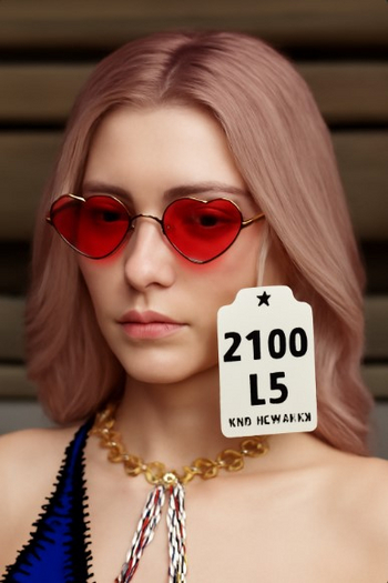 Heart-Shaped Designer Sunglasses