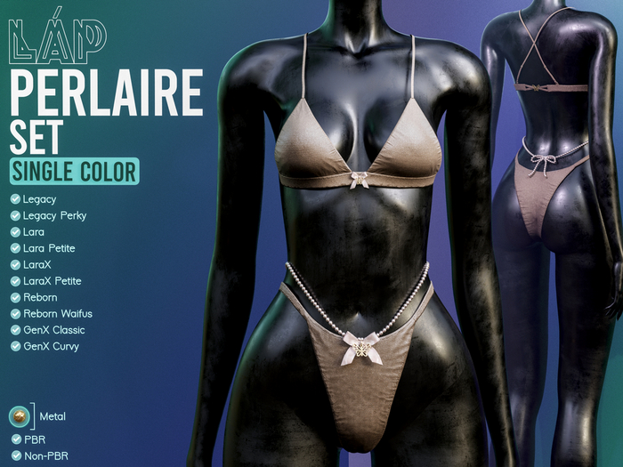 Perlaire Set  by LAP (Nude)