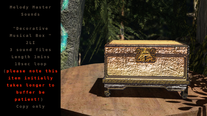 Musical Box - Decorative Music Box   (sample demo in store)