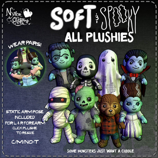 (NO) Soft & Spooky Collection - All Plushies