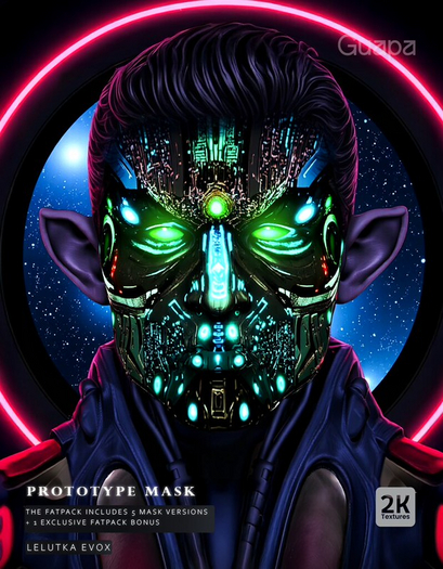 Guapa - Prototype Mask For Lelutka Evox - Fatpack