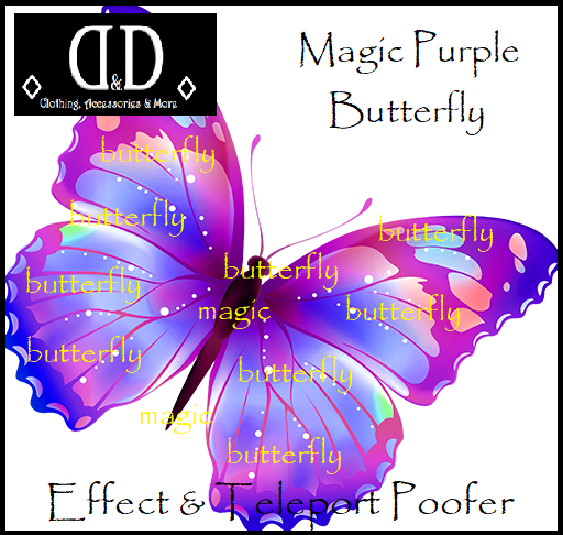 :::D&D::: Magic Purple Butterfly Effect&TeleportPoofer