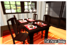 {XO} Full Perm Dining Set ~ Furniture Food & Drink