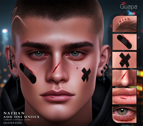 Guapa - Nathan Add Ons Full Set Unisex - Lel Evox