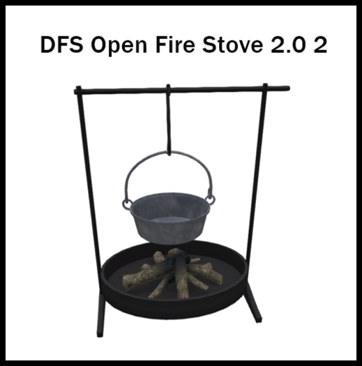 DFS Open Fire Stove 2.0 2 ACTUAL ITEM
