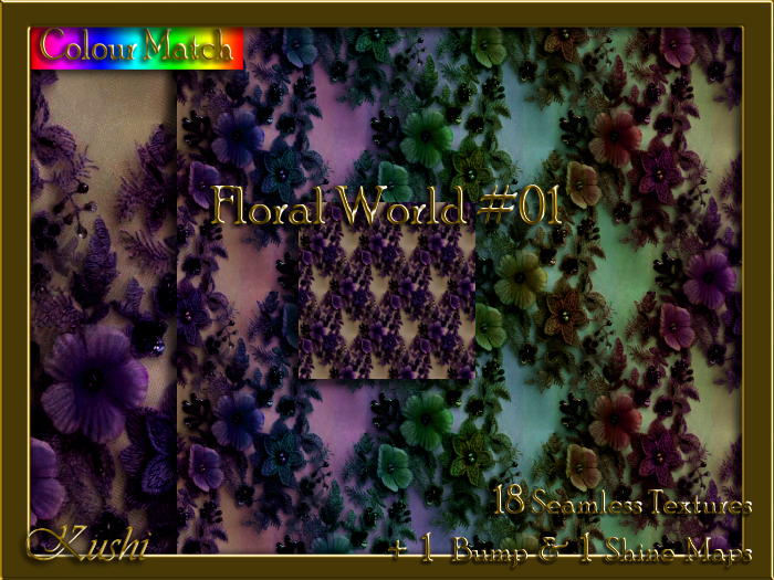 Floral World #01 Texture Pack