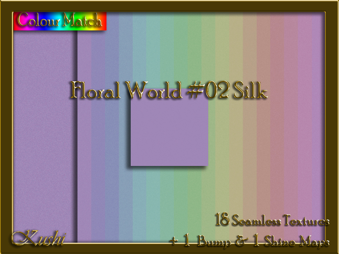 Floral World #02 SILK Texture Pack