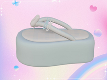 Minami :: Cotton Chunky Sandals Sky