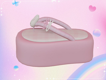 Minami :: Cotton Chunky Sandals Pink