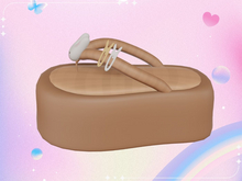 Minami :: Cotton Chunky Sandals Mocha