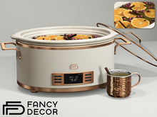 Fancy Decor: Taylor Apple Cider Slow Cooker - White