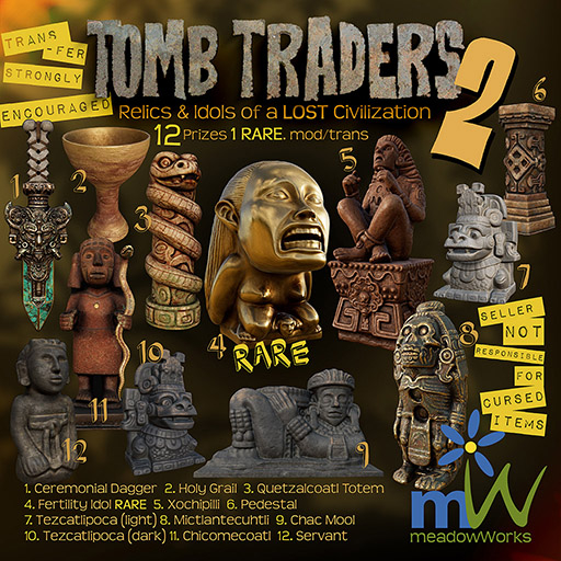 8. Mictlantecuhtli  Distressed - Tomb Traders 2