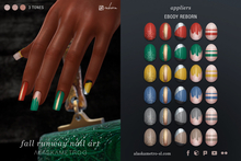 "Fall Runway" nail art appliers | EBODY REBORN manicure + pedicure