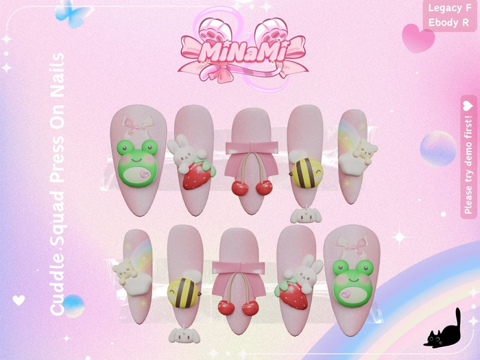 Minami :: Cuddle Squad Press On Nails