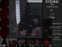 Gothmas Tree Collection Sanguine Complete Transfer Set 1-12