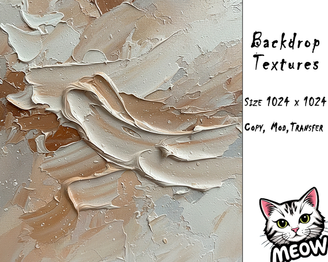-MEOW- Full Perm Backdrop Textures Oil paint