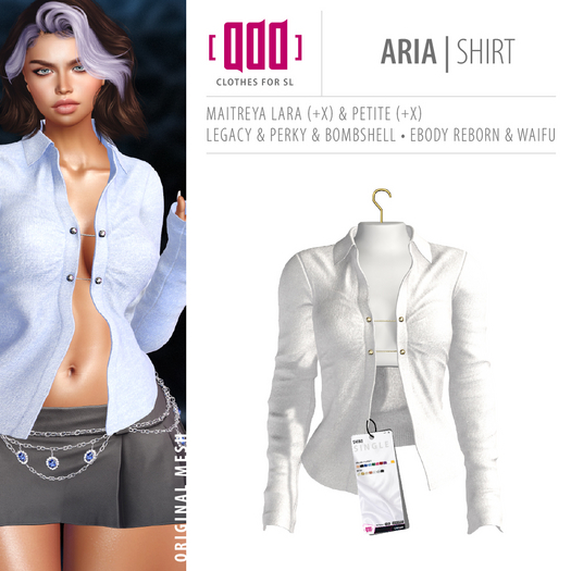 [ADD] Aria Shirt - White