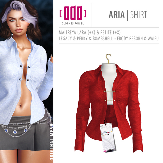 [ADD] Aria Shirt - Red